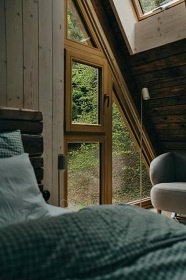 Chata a sauna - Samota u lesa - Term�ly Losiny