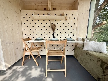 Glamping v korun� stromu - hrad Orl�k - Vyso�ina