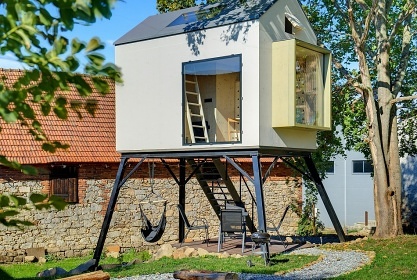 Glamping v korun� stromu - hrad Orl�k - Vyso�ina