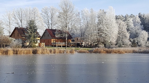 Chata s wellness - Skorsk rybnk - esk Krumlov