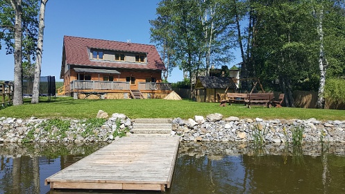 Chata s wellness - Skorsk rybnk - esk Krumlov