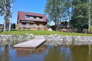 Chata s wellness - Skorsk rybnk - esk Krumlov