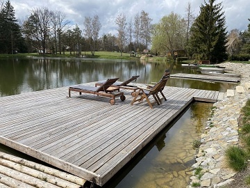 Chata s wellness - Skorsk rybnk - esk Krumlov