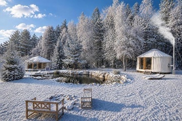 Glamping sauna a koupac� jez�rko - Zvi�ina - Pecka