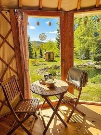 Glamping sauna a koupac� jez�rko - Zvi�ina - Pecka