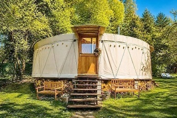 Glamping sauna a koupac� jez�rko - Zvi�ina - Pecka