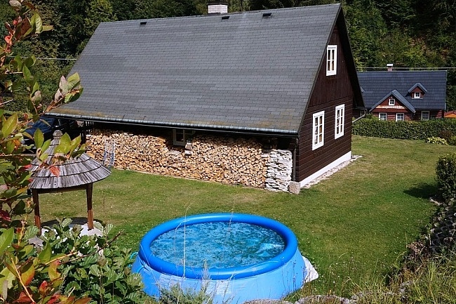 Chata s bazénem Dvorský les - Rýchory - Krkonoše