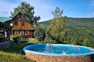Roubenka wellness a baz�n - Herl�kovice - Krkono�e