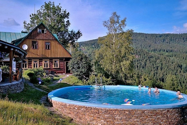 Roubenka wellness a bazén - Herlíkovice - Krkonoše