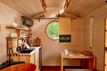 Wellness glamping u lesa - S�zava - St�edn� �echy