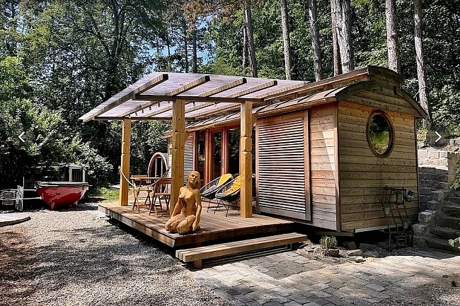 Wellness glamping u lesa - S�zava - St�edn� �echy