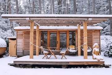 Wellness glamping u lesa - S�zava - St�edn� �echy