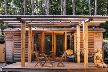Wellness glamping u lesa - S�zava - St�edn� �echy