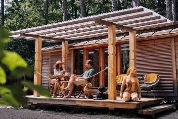 Wellness glamping u lesa - S�zava - St�edn� �echy