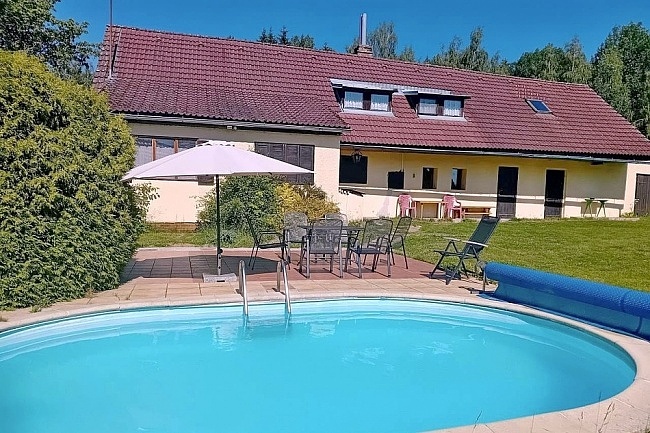 Chalupa bazén a sauna - Hrad Kámen - Vysočina