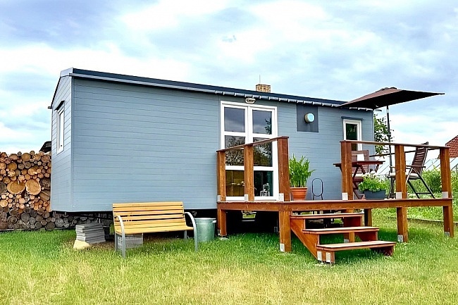 Glamping ji�n� �echy - p�ehrada Orl�k - P�sek