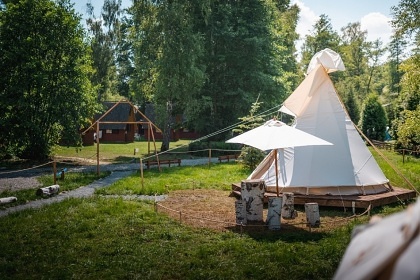 Kemp Nový rybník - Máchovo jezero - Staré Splavy