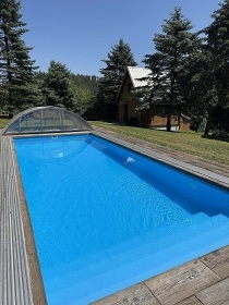 Chata s baz�nem u Otavy - Vr� - p�ehrada Orl�k