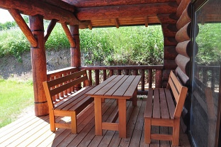 Kanadsk srub Pastviny - Chiby - hrad Buchlov