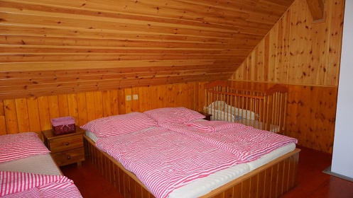 Chalupa a kachlov kamna s pec - Orlick hory