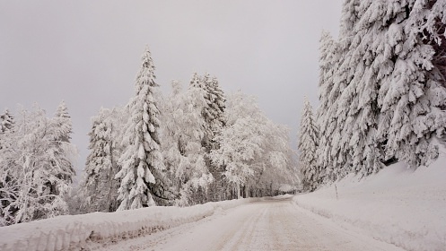 Chalupa a kachlov kamna s pec - Orlick hory