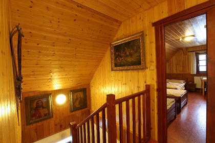 Chalupa a kachlov kamna s pec - Orlick hory