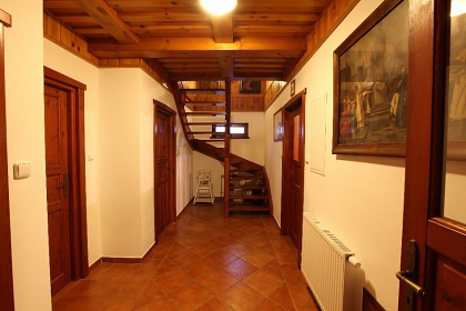 Chalupa a kachlov kamna s pec - Orlick hory