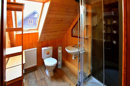 Chalupa a kachlov kamna s pec - Orlick hory