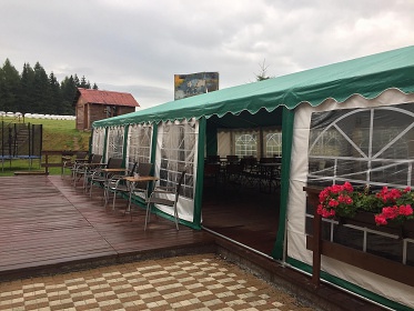 Penzion s venkovnm baznem - Krun hory