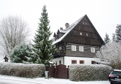 Roubenka s baznem - chalupa Podkrkono
