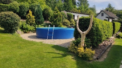 Chalupa wellness a bazn - esk les - Domalicko