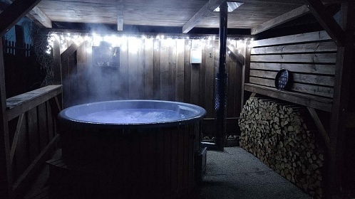 Chalupa wellness a bazn - esk les - Domalicko