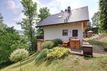 Chata Batňovice - koupací sud - Broumovsko