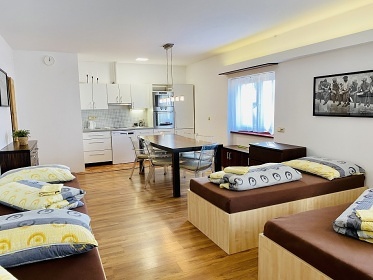 Chalupa s bazénem - Apartmány Šumava - Boubín