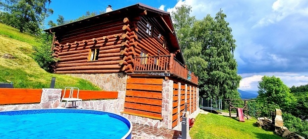 Horsk� srub - baz�n a v��ivka - Jesen�ky - Krali��k