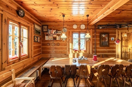 Roubenka Homole - baz�n a koupac� sud - Krkono�e