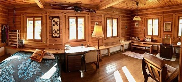 Roubenka Homole - baz�n a koupac� sud - Krkono�e