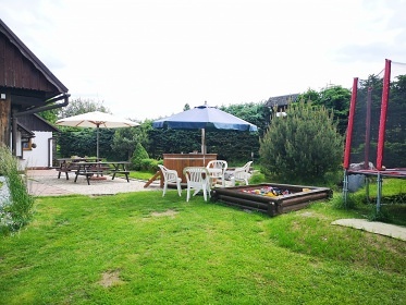 Roubenka Homole - baz�n a koupac� sud - Krkono�e