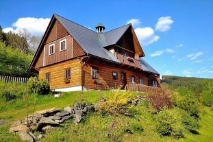 Roubenka Port�ky - v�hled do �dol� Velk� �py