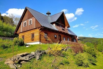 Roubenka Port�ky - v�hled do �dol� Velk� �py