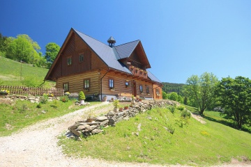 Roubenka Port�ky - v�hled do �dol� Velk� �py