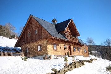 Roubenka Port�ky - v�hled do �dol� Velk� �py