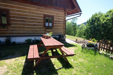 Roubenka Port�ky - v�hled do �dol� Velk� �py