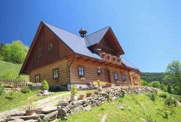 Roubenka Port�ky - v�hled do �dol� Velk� �py