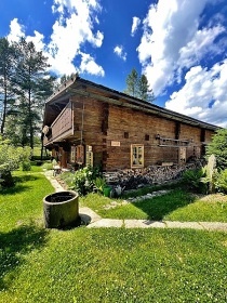 Roubenka s kachlov�mi kamny - �umava - Blanice