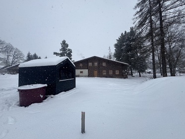 Roubenka s kachlov�mi kamny - �umava - Blanice