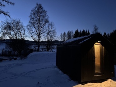 Roubenka s kachlov�mi kamny - �umava - Volary