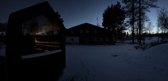 Roubenka s kachlov�mi kamny - �umava - Blanice