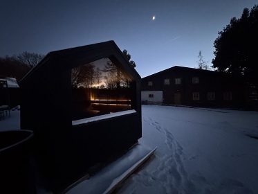 Roubenka s kachlov�mi kamny - �umava - Blanice