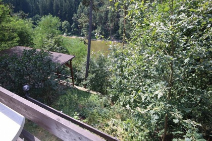 Chata s baz�nem - p�ehrada Orl�k - Bechyn�